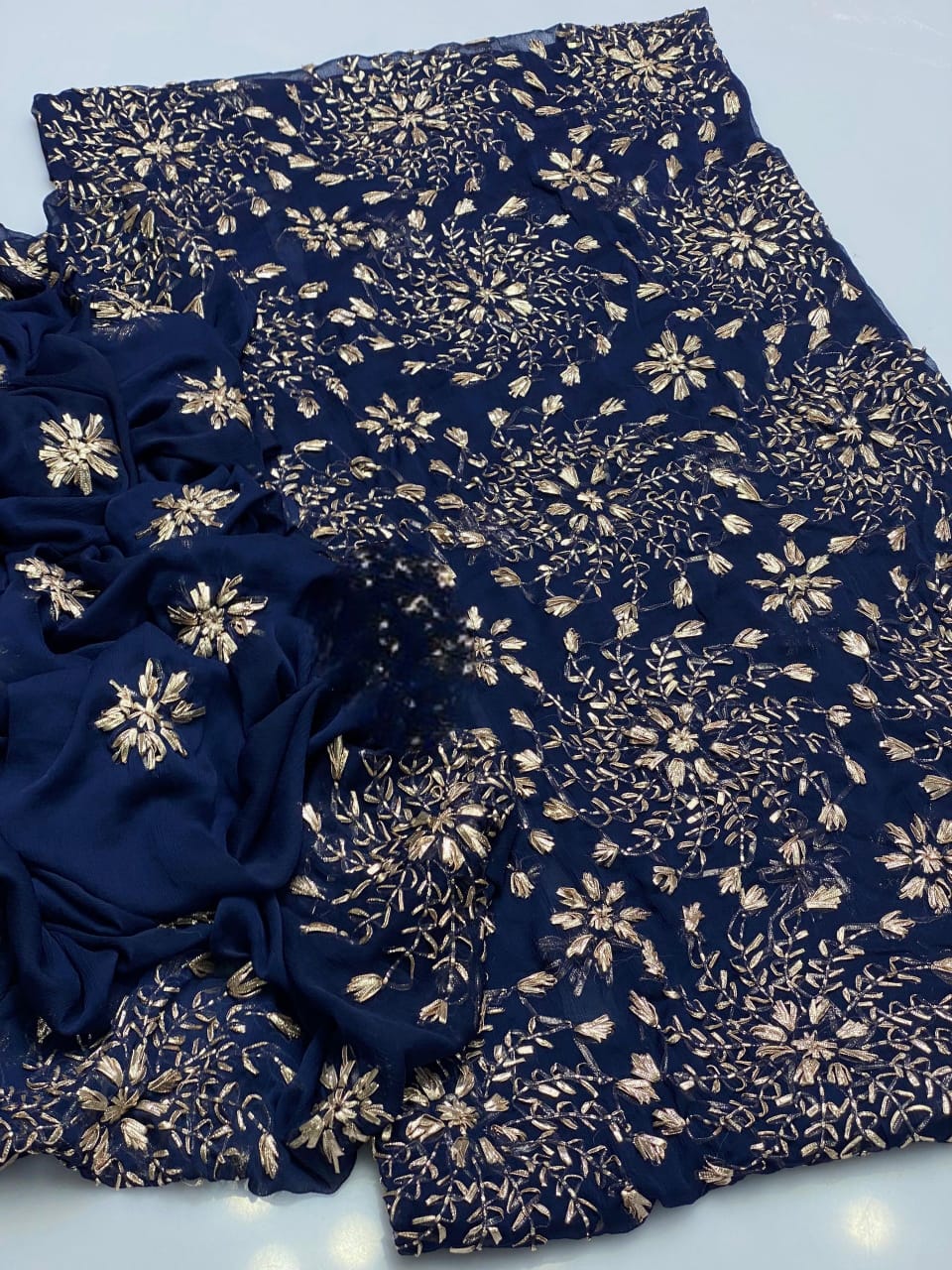 WEDDING GOTTA INDIAN COLLECTION Stuff Soft Bamber Chiffon 2pc Dress
