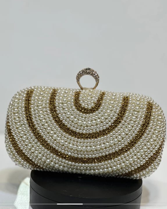 “Pearl Muse” Beaded Clutch Series
