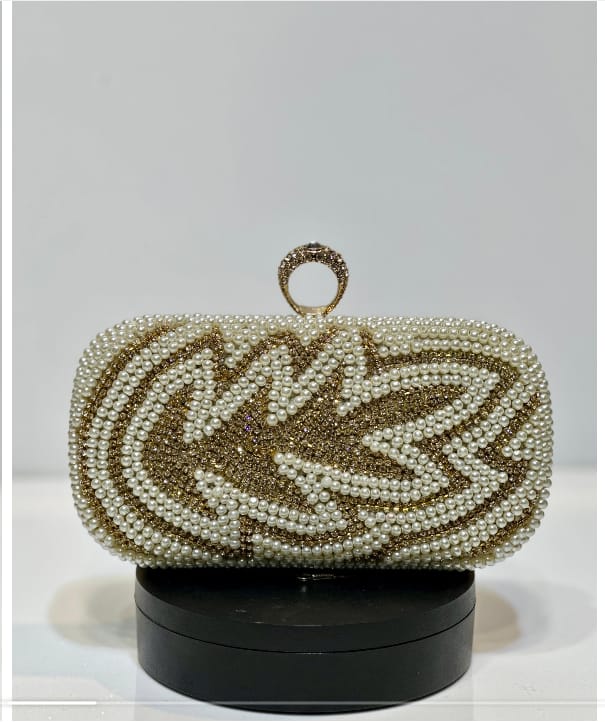 “Pearl Muse” Beaded Clutch Series