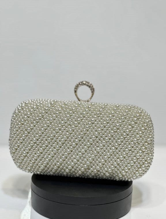 “Pearl Muse” Beaded Clutch Series