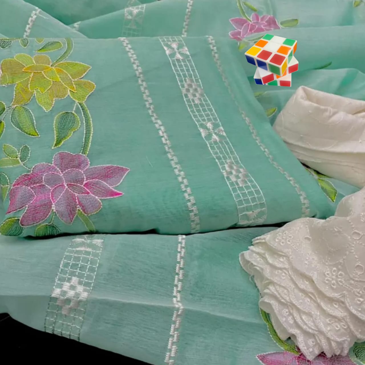 “Gulab Tarkashi Charm” – Mid Summer 2pc Elegance