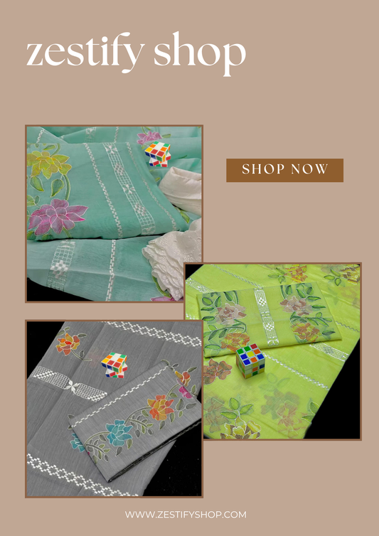 “Gulab Tarkashi Charm” – Mid Summer 2pc Elegance