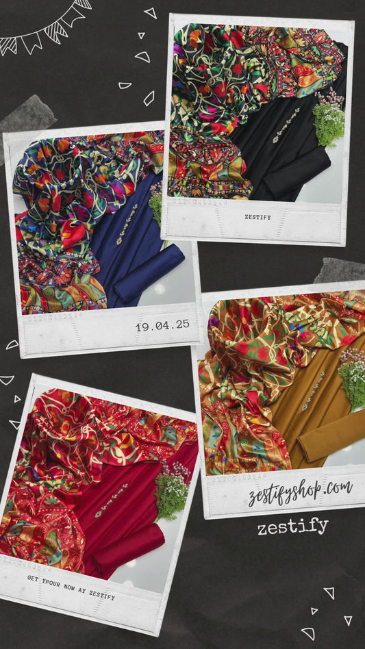 Winter Luxe – Shamoz Silk 3PC Coord Set